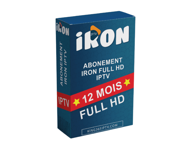 IRON IPTV Full HD Abonnement 12 MOIS